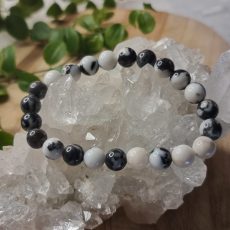 Bracelet en Jaspe zebre (Créativité/ Pensé)