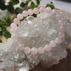 Bracelet en Quartz rose