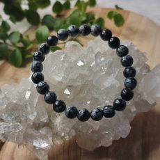 Bracelet en Obsidienne neige