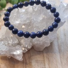 Bracelet en Lapis-lazuli (Intuition/Peaux)