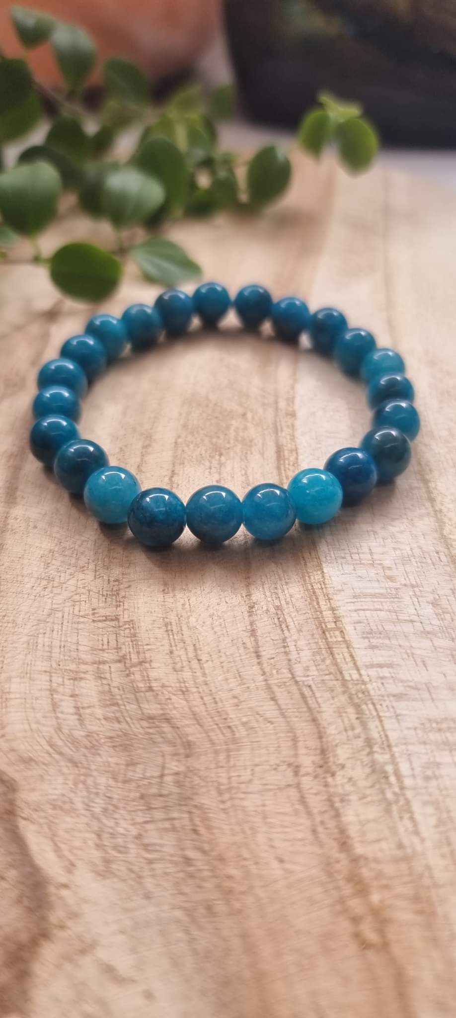 Bracelet en Apatite (Perte de poids/Communication) – Image 2
