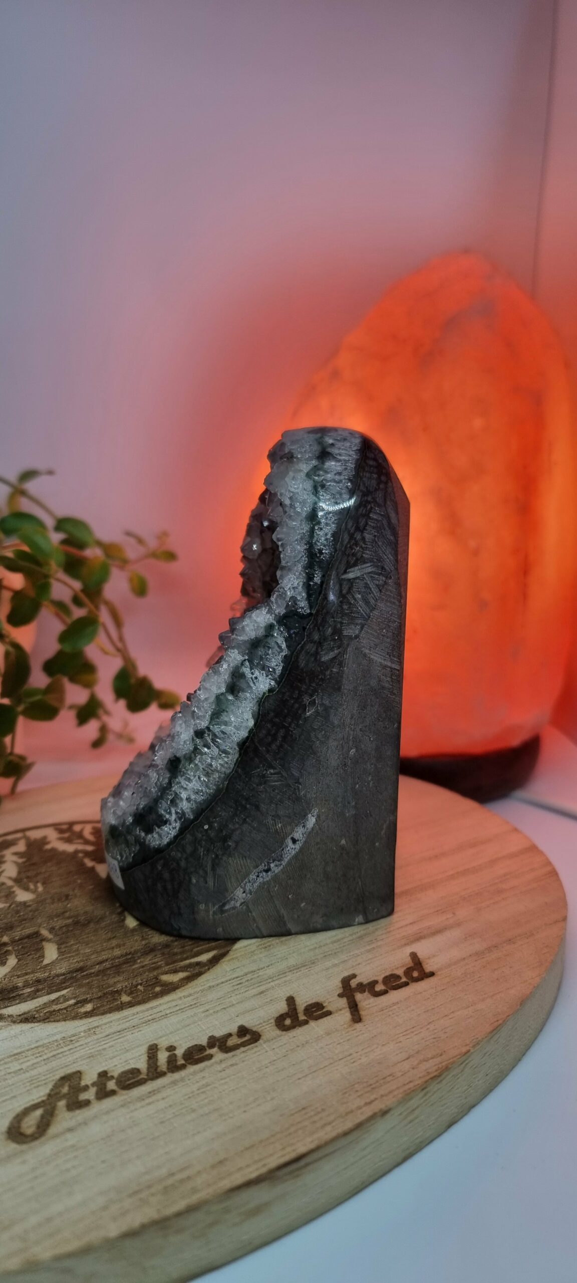 Geode grise Améthyste Uruguay – Image 7