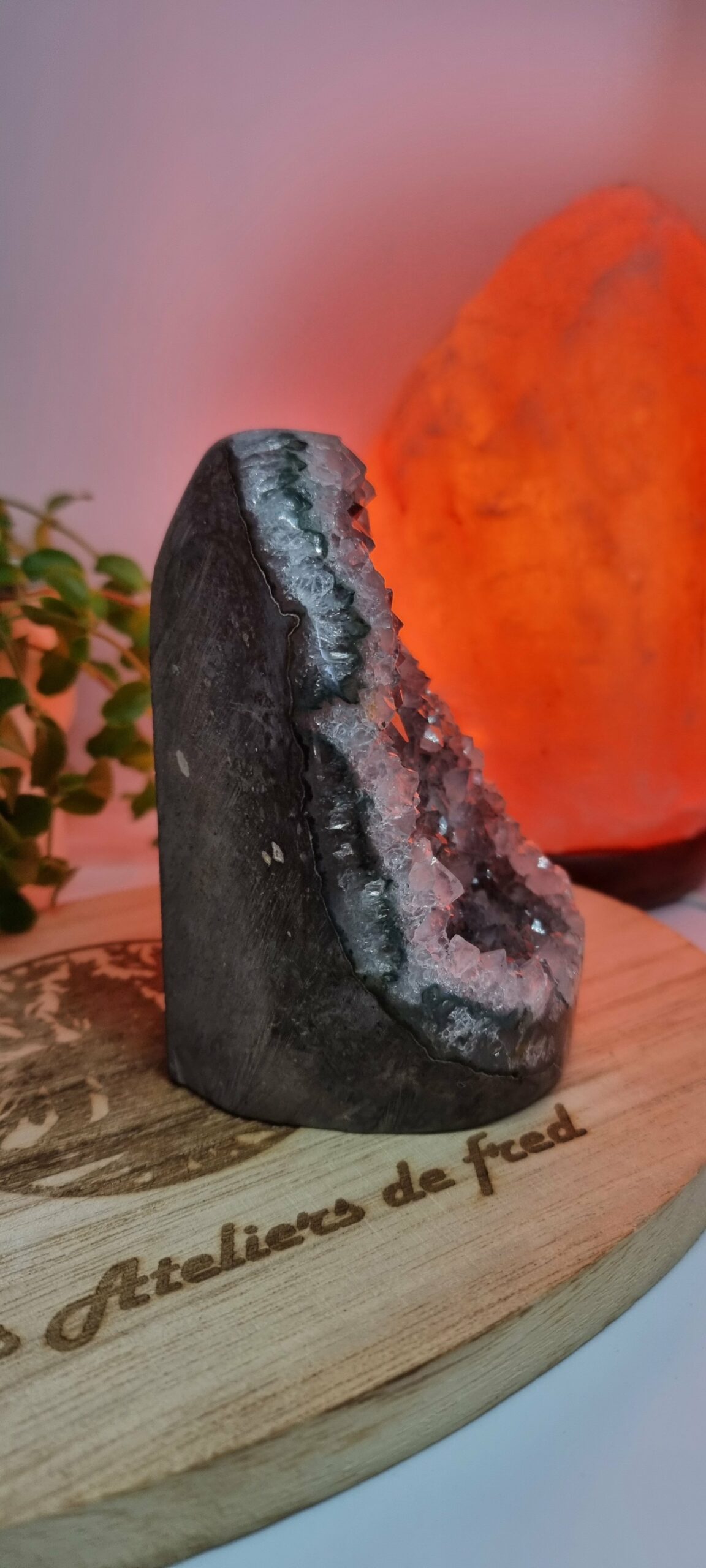 Geode grise Améthyste Uruguay – Image 10