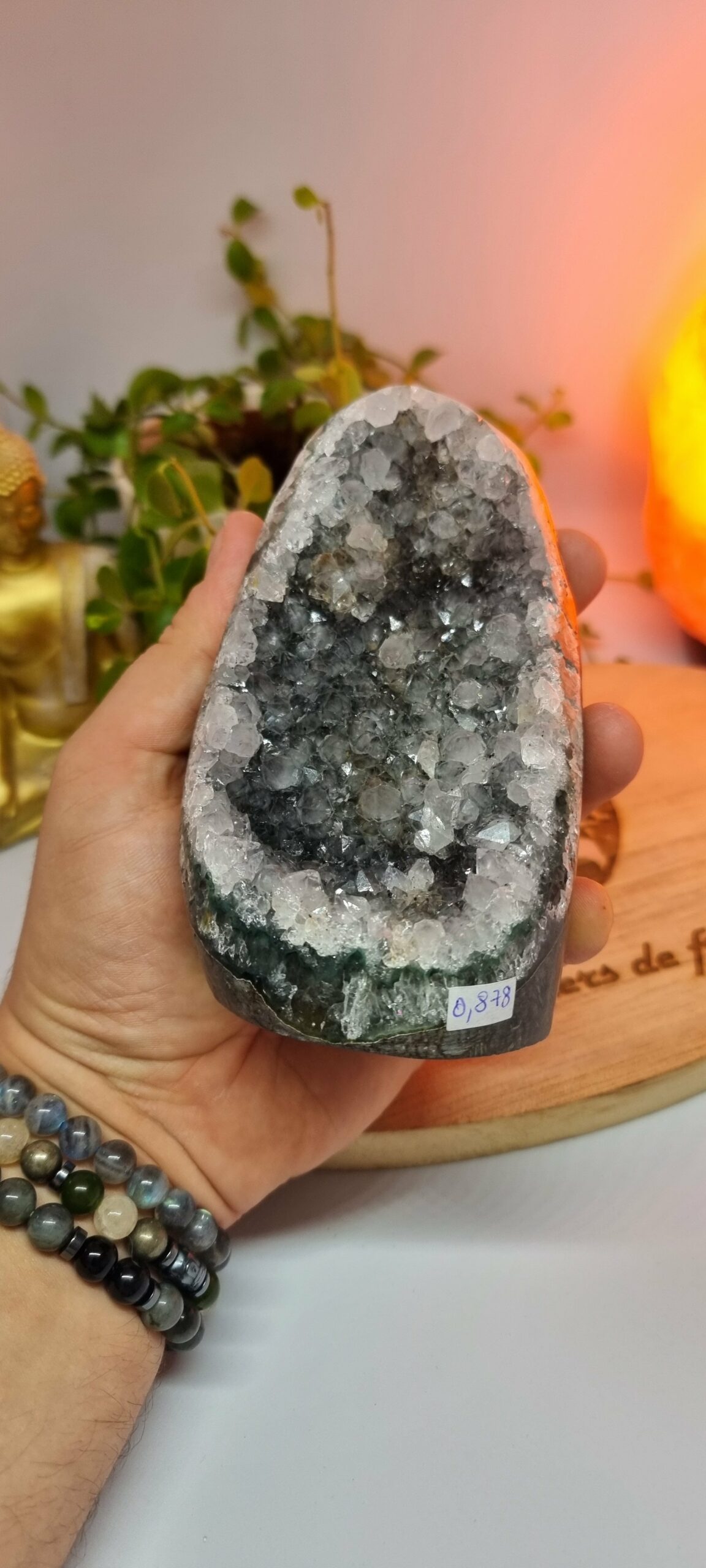 Geode grise Améthyste Uruguay – Image 2