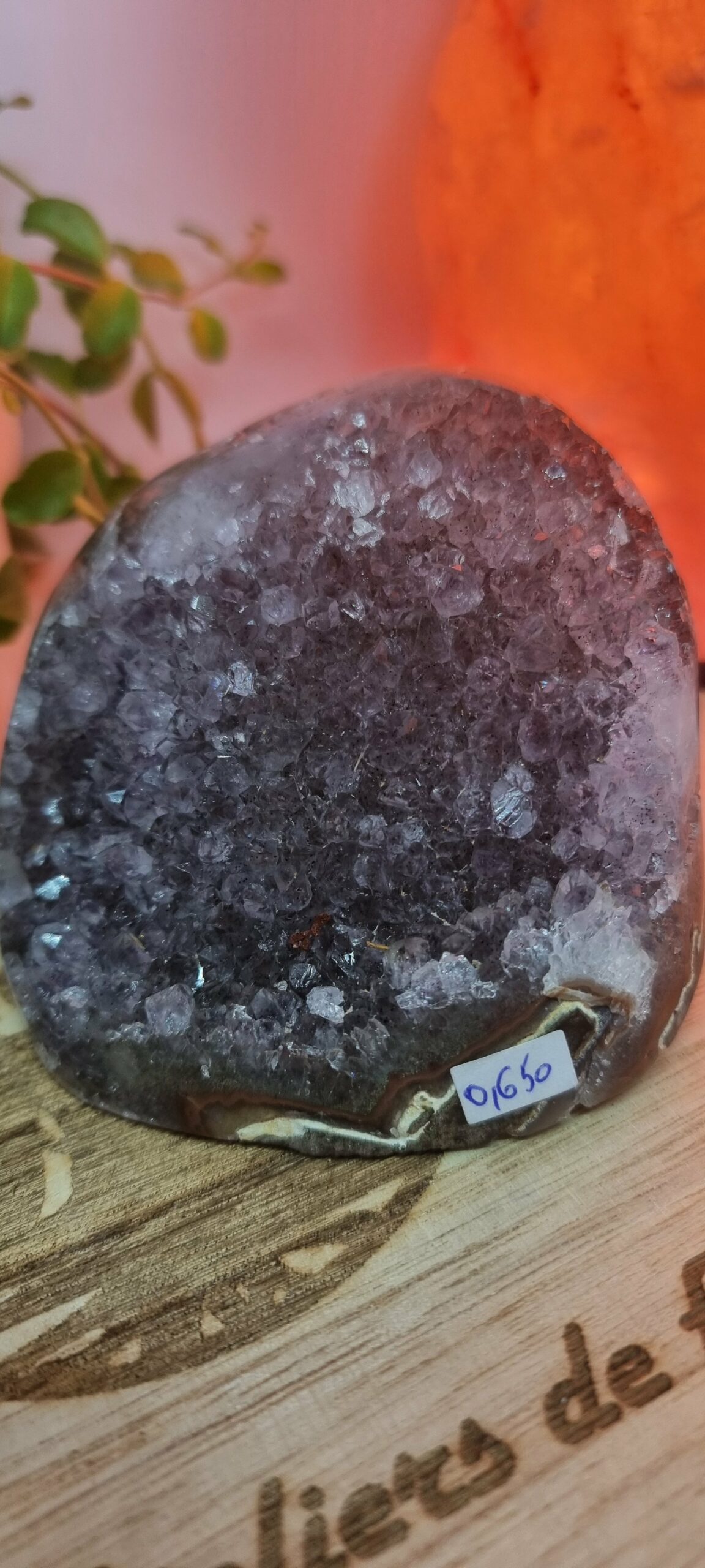 Geode Améthyste et agate Uruguay – Image 4