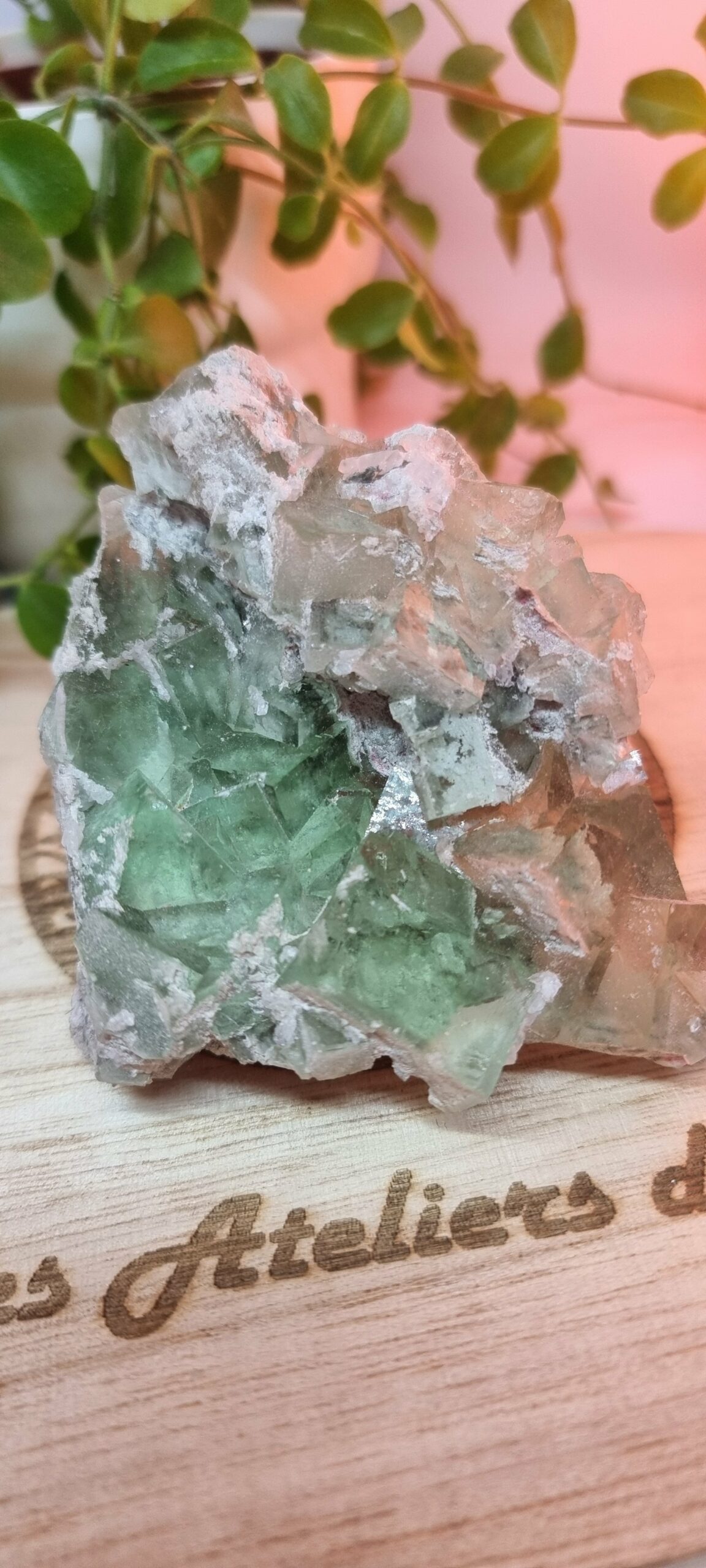 Fluorite verte du Maroc